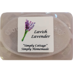 Handmade "Lavish Lavender" Glycerine Soap Bar 165g  